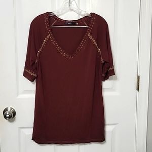 Soft and stretchy BKE Boutique Womens V neck T Shirt